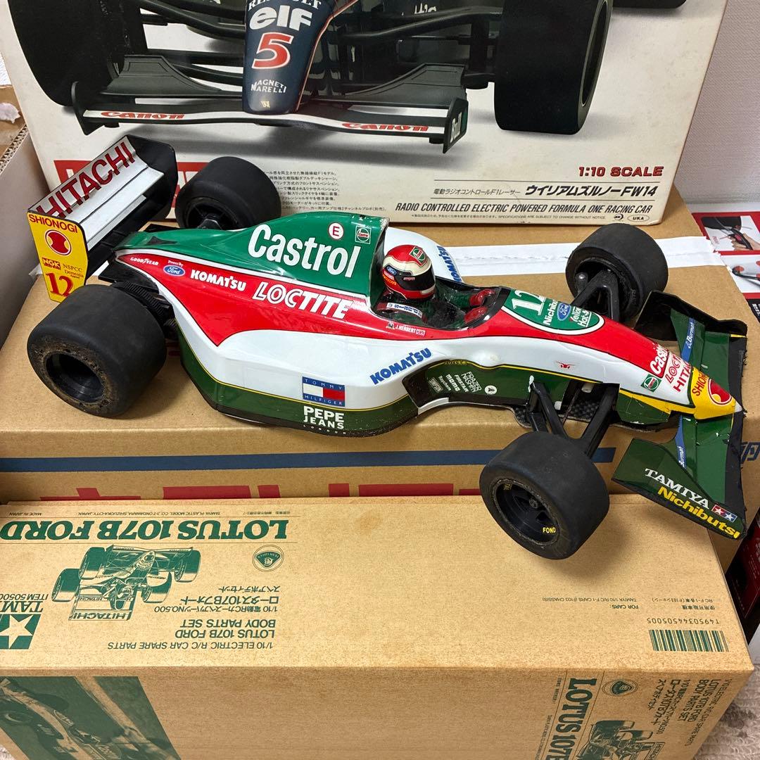 【当時物】京商1/10 ウィリアムズ・ルノー FW14 ラジコンカー　ロータス