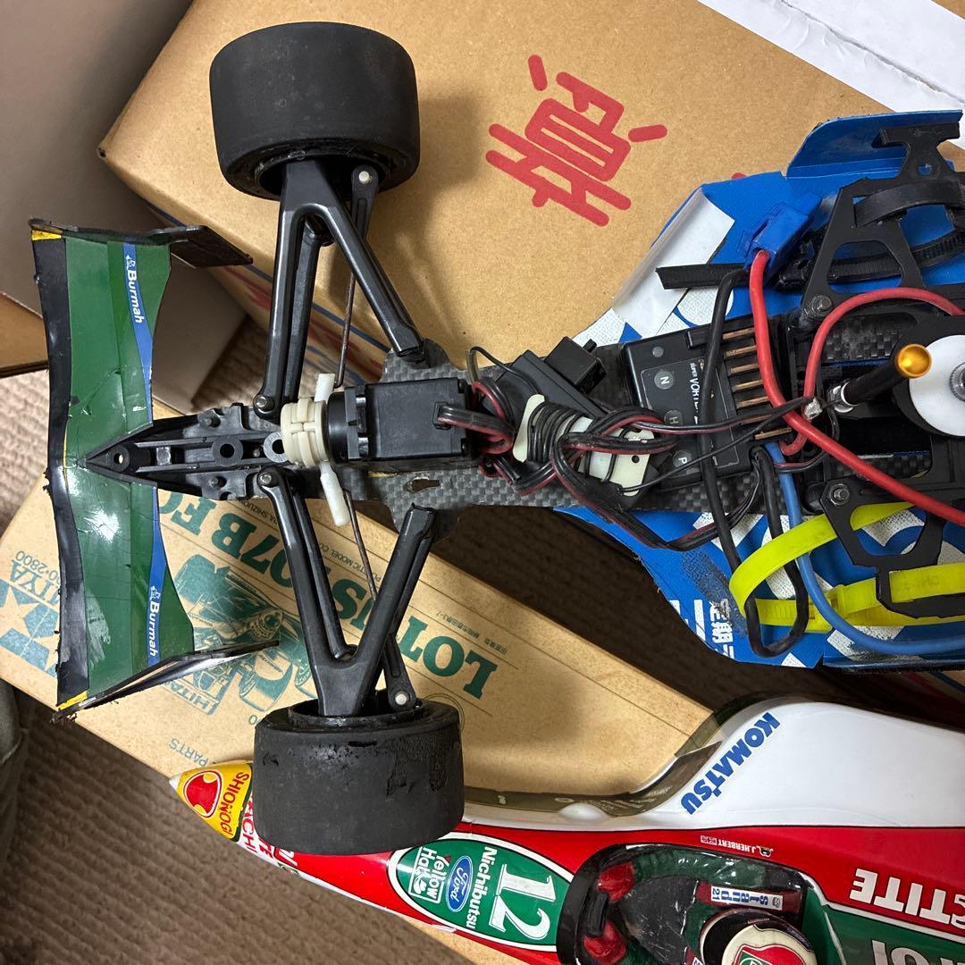 【当時物】京商1/10 ウィリアムズ・ルノー FW14 ラジコンカー　ロータス