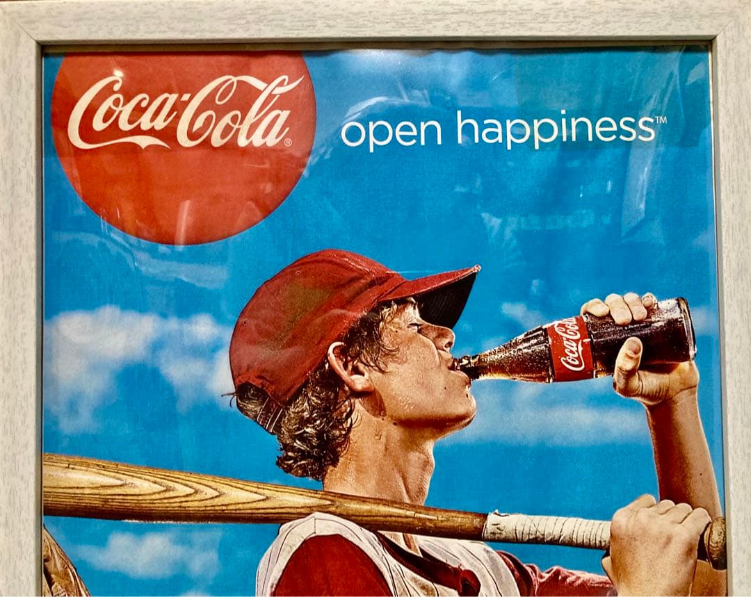 ◆中古美品◆Coca-Cola／コカコーラ／レトロ／ビンテージ／パネル3枚