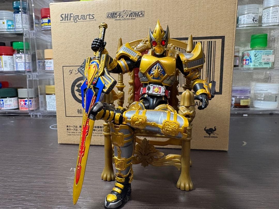 おまけ付真骨彫製法シャドームーン　フィギュアーツ　ドラス&ブレイドキングフォーム