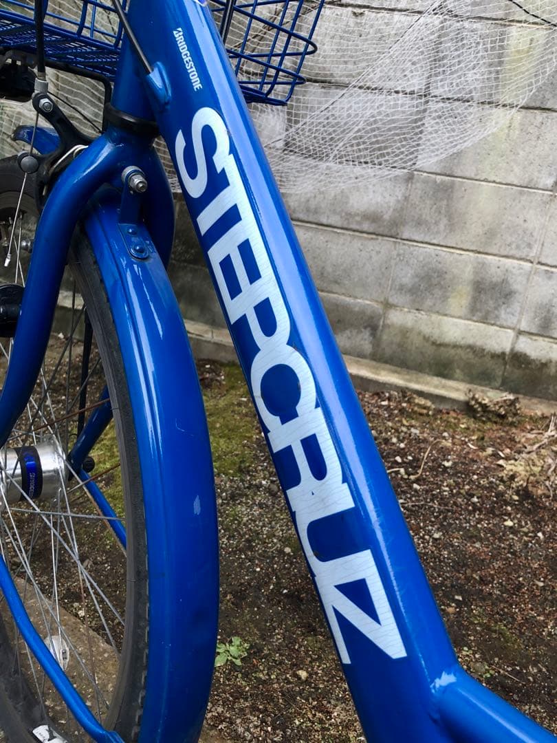 ブリヂストン　ステップクルーズ　点灯虫モデル　26インチ　F.Xソリッドブルー