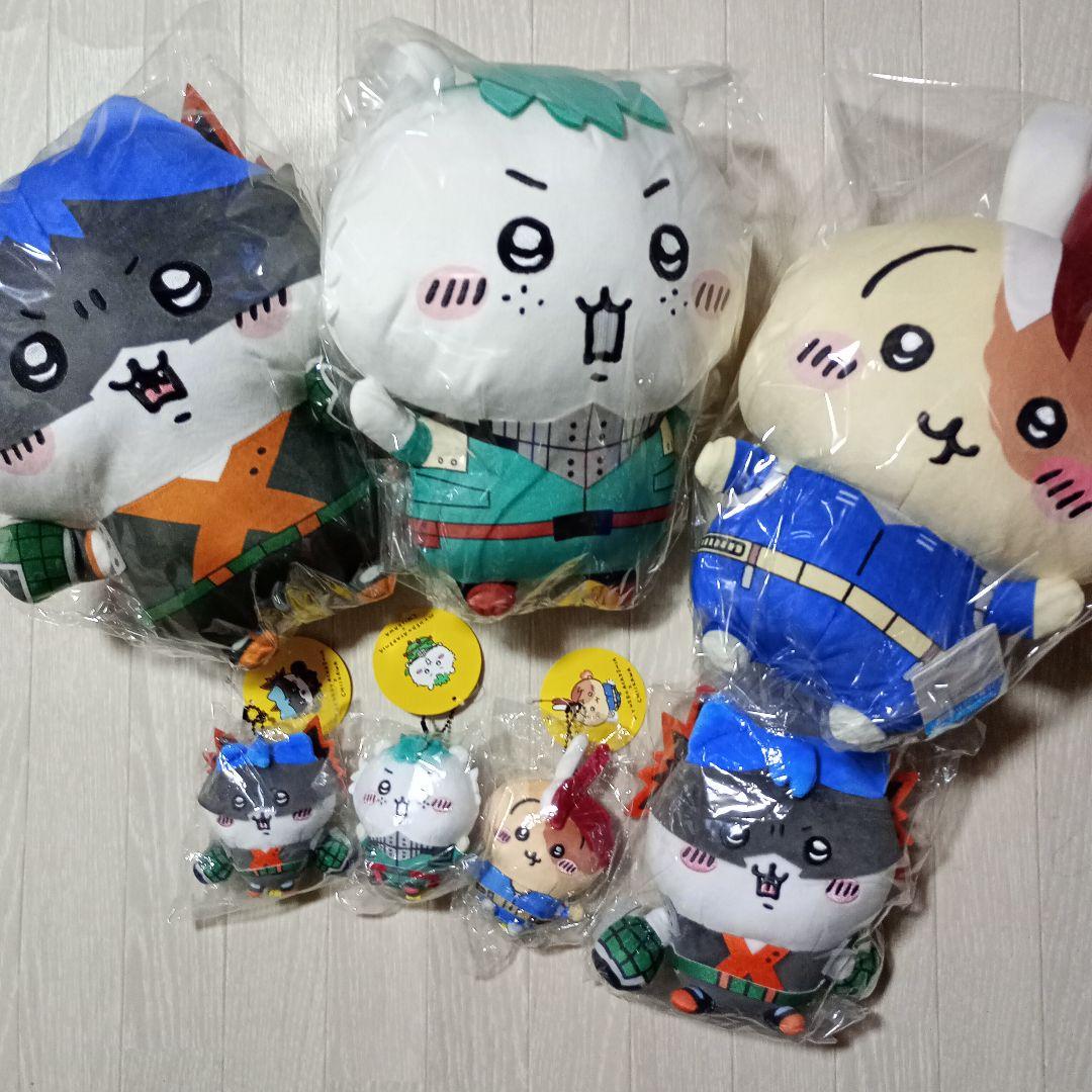 僕のヒーローアカデミア ちいかわ デク 爆豪勝己 轟焦凍 ぬいぐるみ ヒロアカ