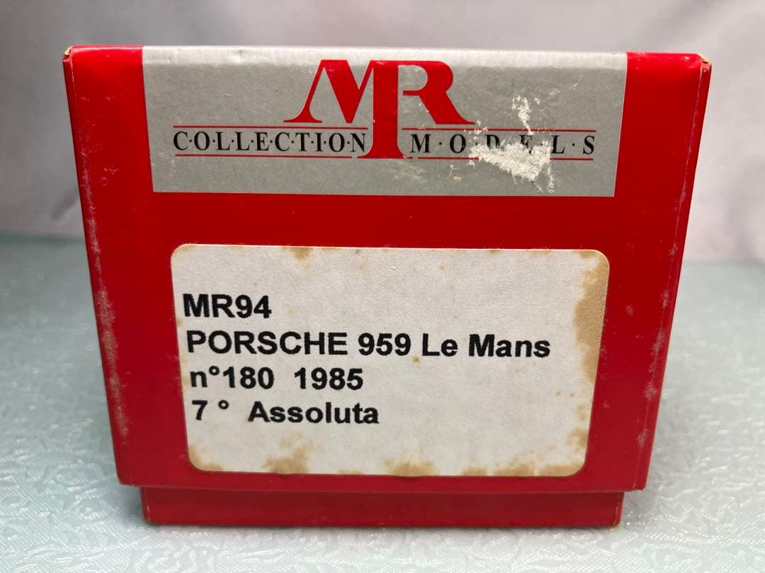 MRコレクション　Porsche 959 1986年　ル・マン　No.180 白