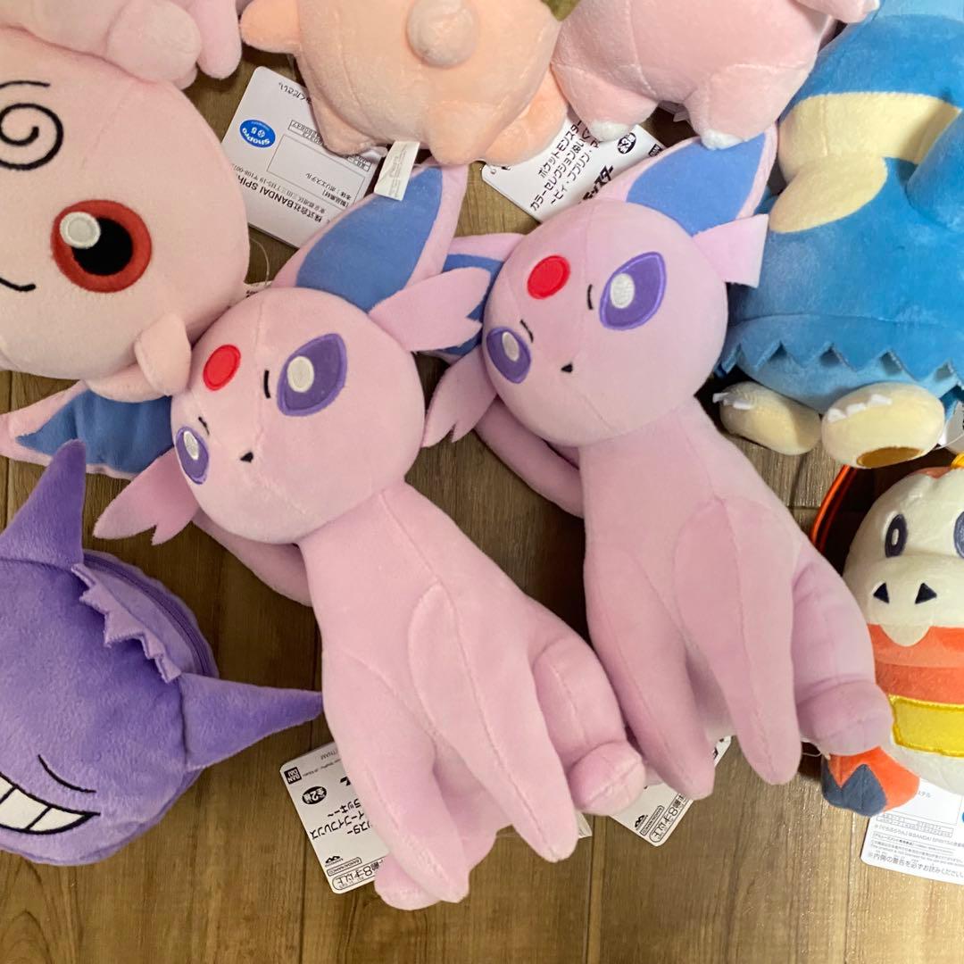 ポケモンぬいぐるみ詰め合せ もふぐっと、ぐらぶらりん、くつろぎタイム、 ゲンガー