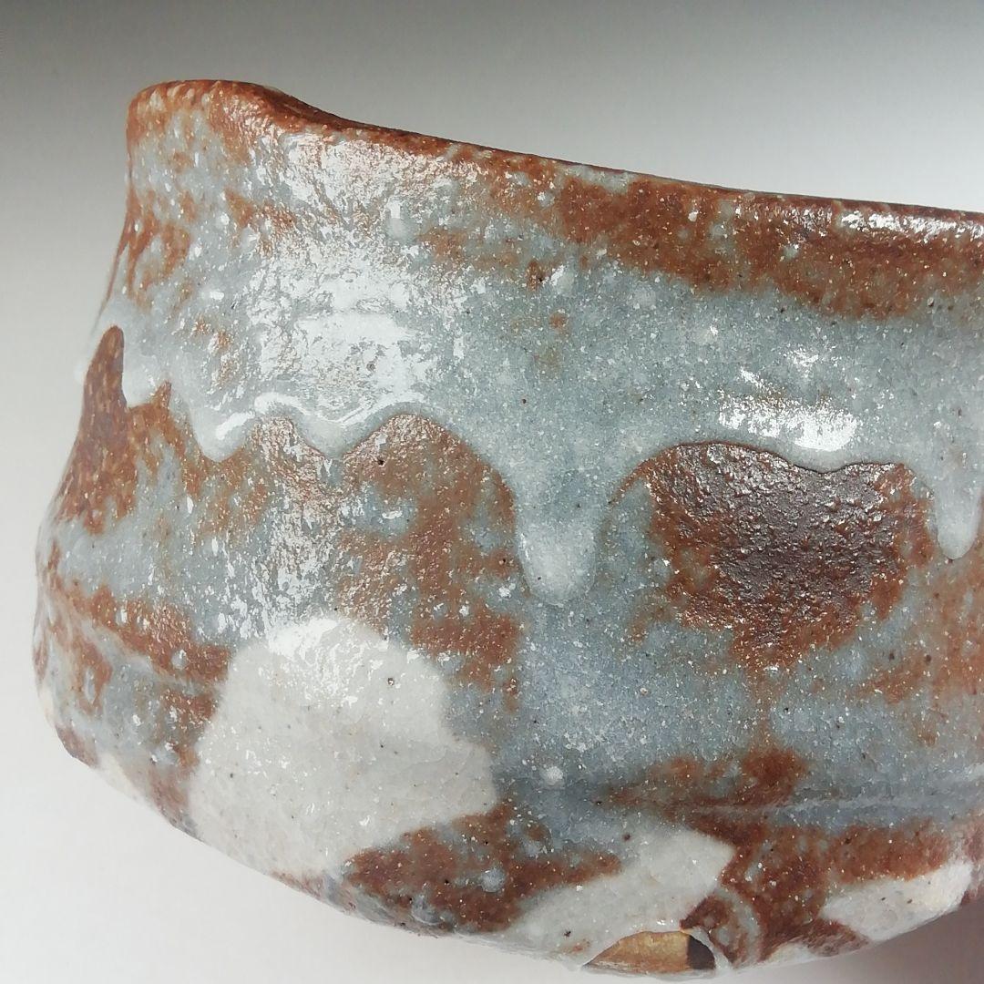 Ｔ４９２　茶碗　『鼡志野』『土渕善丕氏 造』　共箱　抹茶碗　茶道具