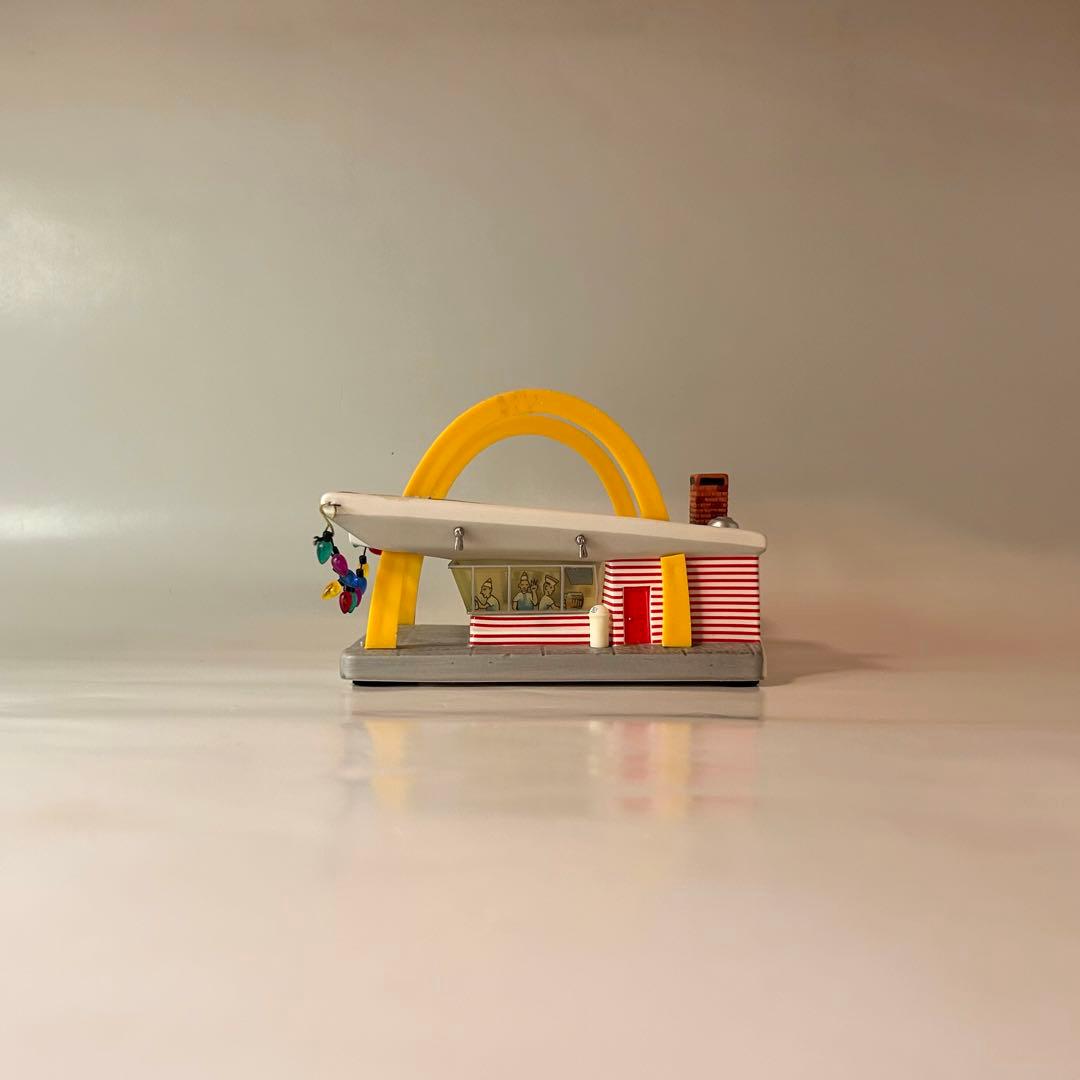 マクドナルド ミニチュア ジオラマ ライト アメリカンダイナー 1996年