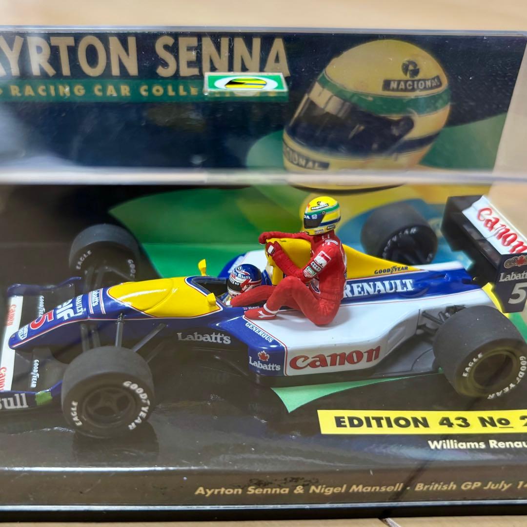 PMA 1/43 ウイリアムズルノー FW14 ライドオン A.セナ