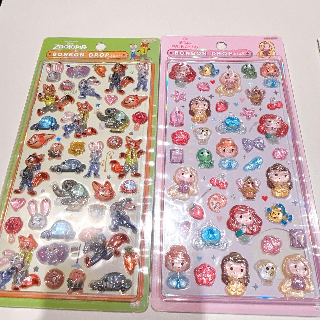 【国内正規品】 ディズニー ボンボンドロップシール 第2弾 8種セット ボンドロ