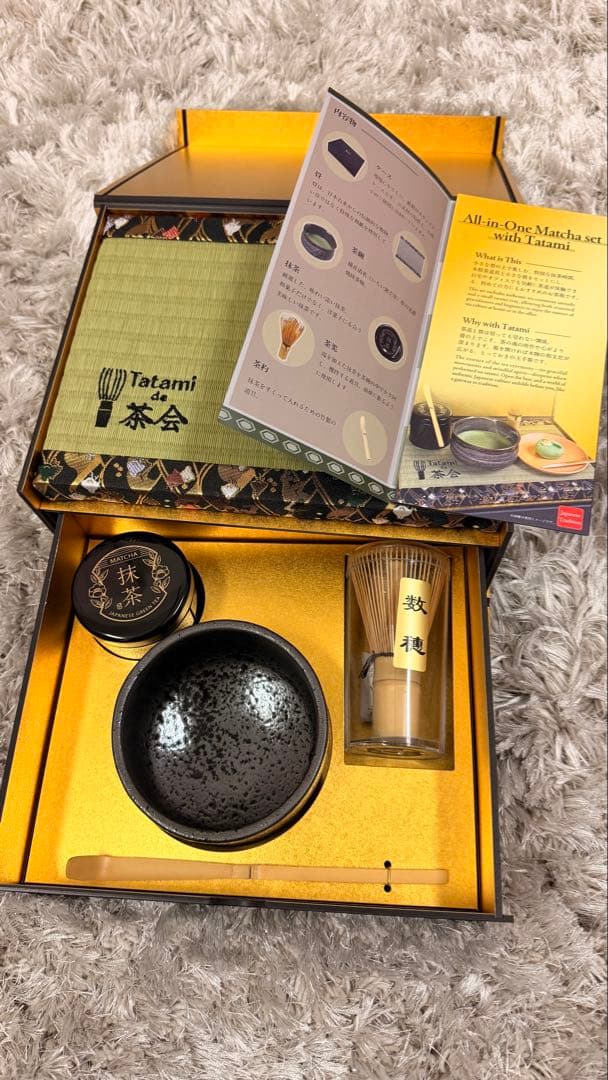 Tatami de 茶会 茶道具セット　⚠️抹茶なし