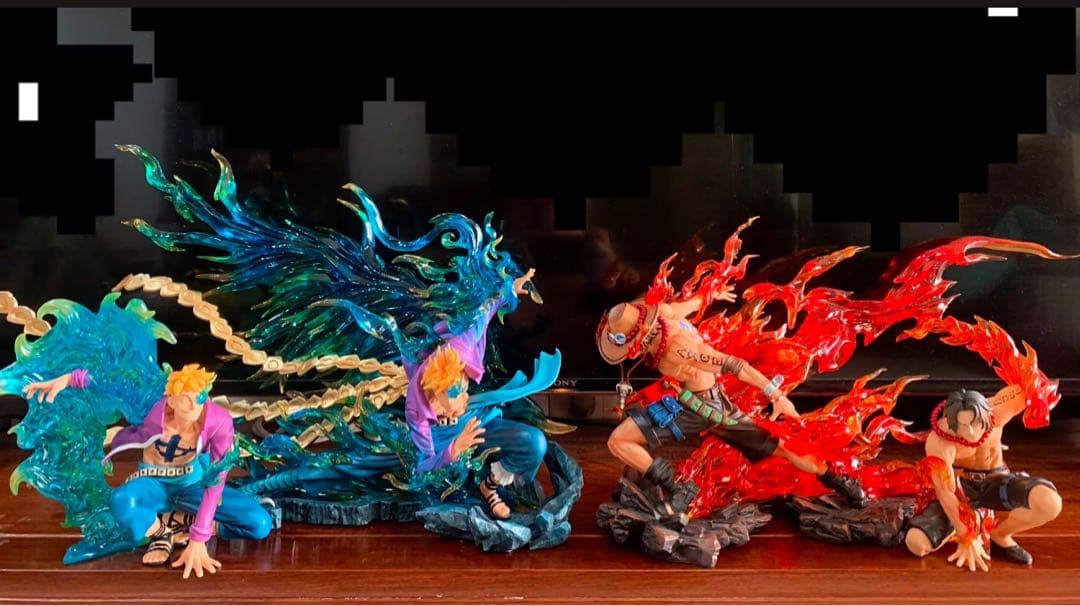 ワンピース 不死鳥マルコ フィギュア ガレージキット塗装済み品