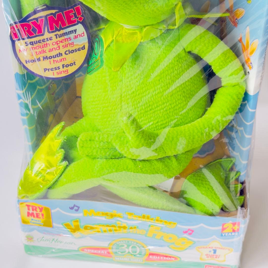 【未開封、新品】　ジム・ヘンソン おしゃべりカーミット ぬいぐるみ