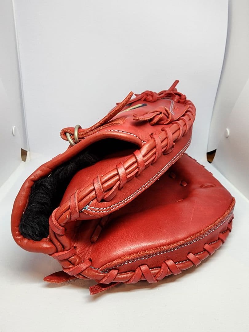 【美品】ミズノ キャッチャーミット 少年野球用 軟式 右利き用 1度使用のみ