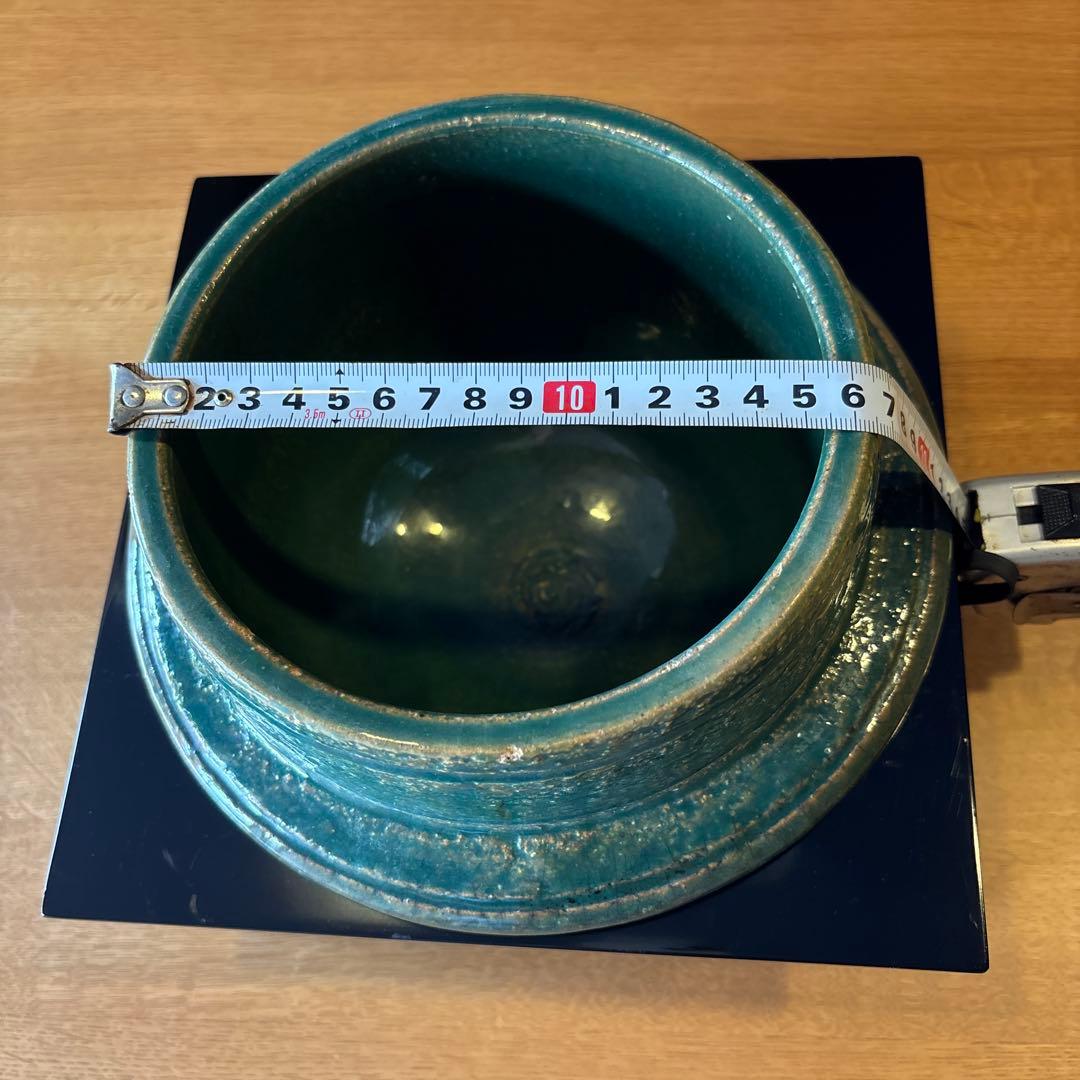 織部焼　土鍋4合強　その他1式