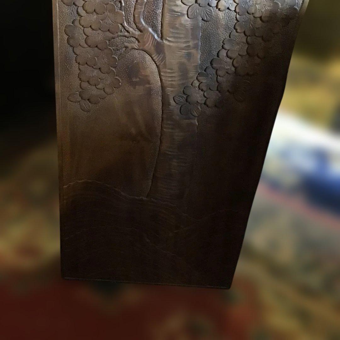 アンティーク軽井沢彫り　茶道具　茶室　箪笥 櫻