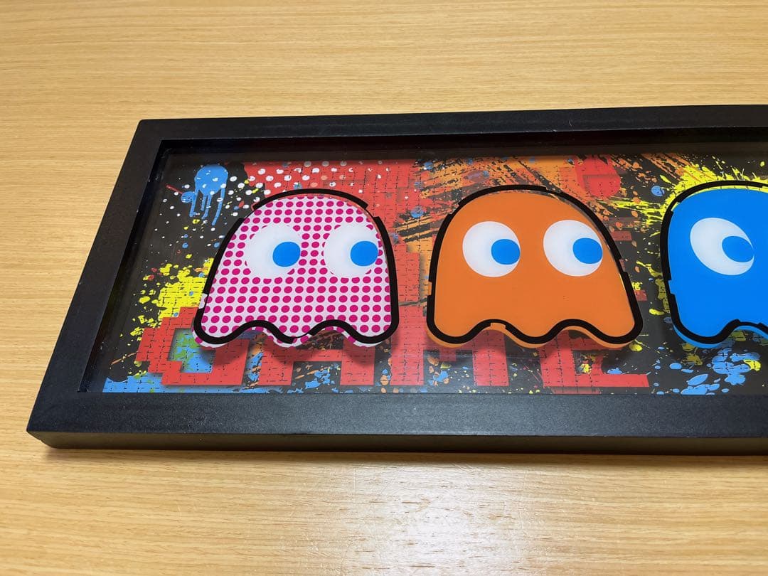 パックマン 90s ウォールアート ウォールデコ 壁掛けアート インテリア