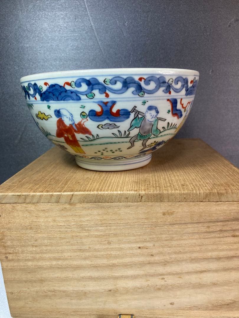 古伊万里？　中国磁器？　どんぶり　鉢　大明萬暦年製