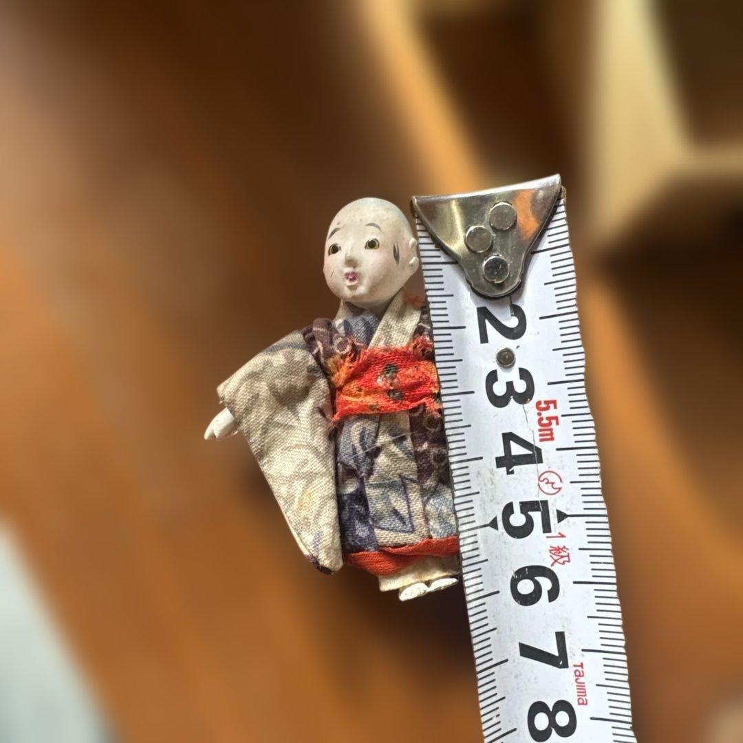 明治　江戸　市松人形　豆人形