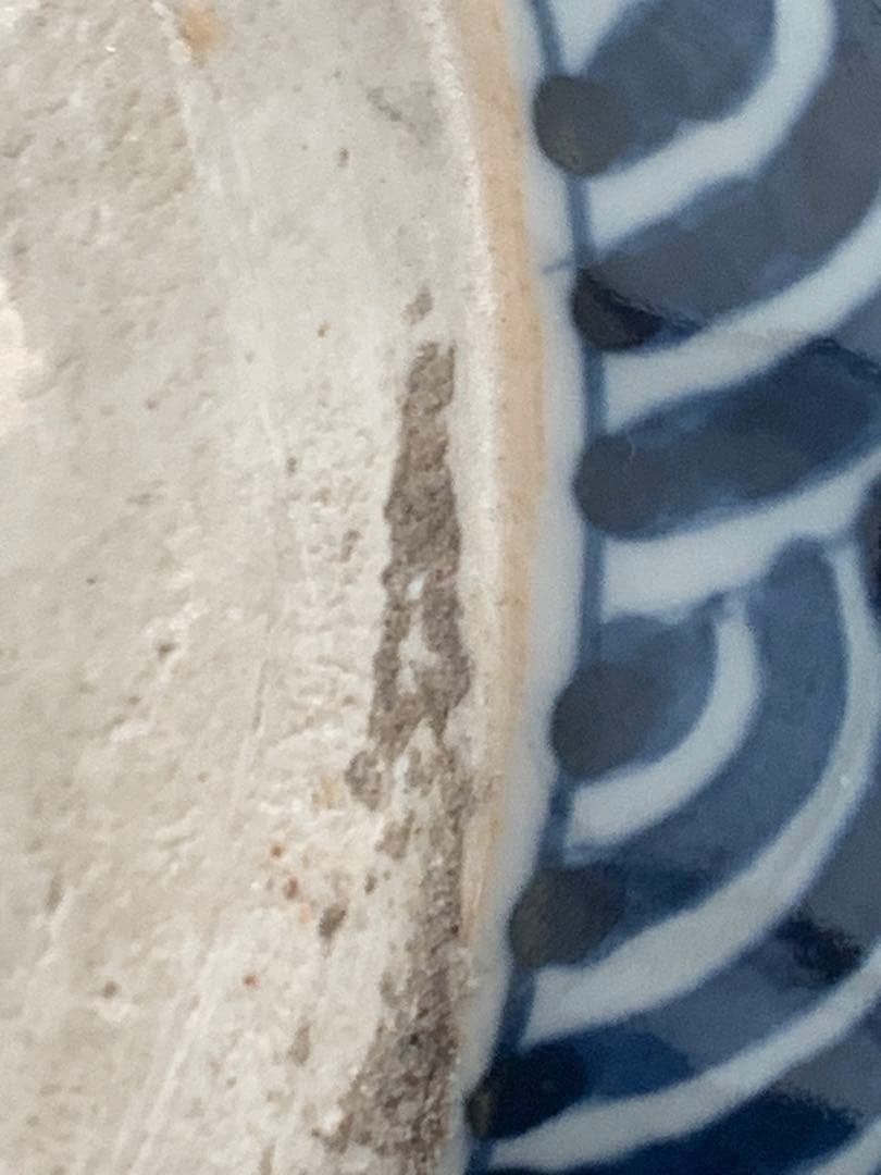 中国清時代染付水指(箱付き)