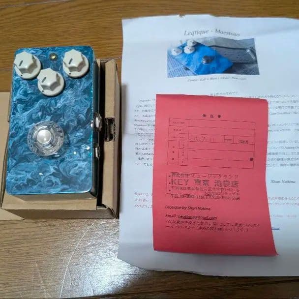 【程度良好】leqtique maestoso オーバードライブ ブースター