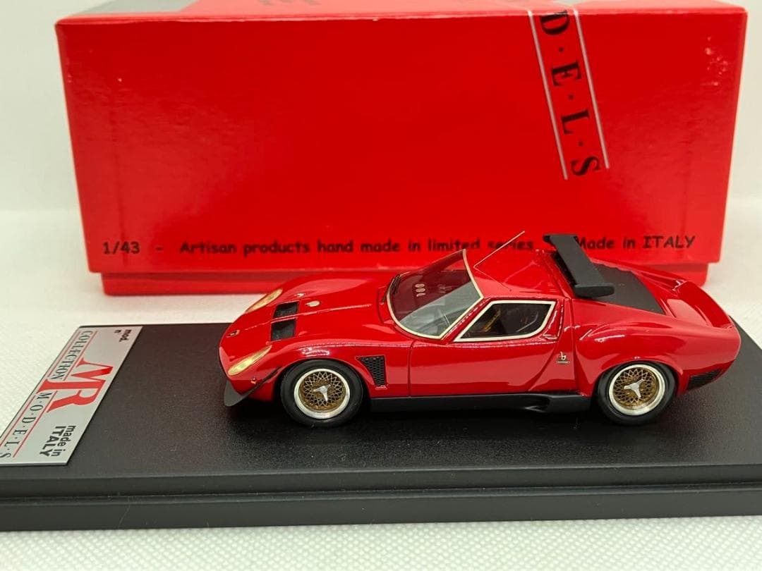 ★1/43★ランボルギーニ イオタ SVR★レッド★ロム特注★MRコレクション★
