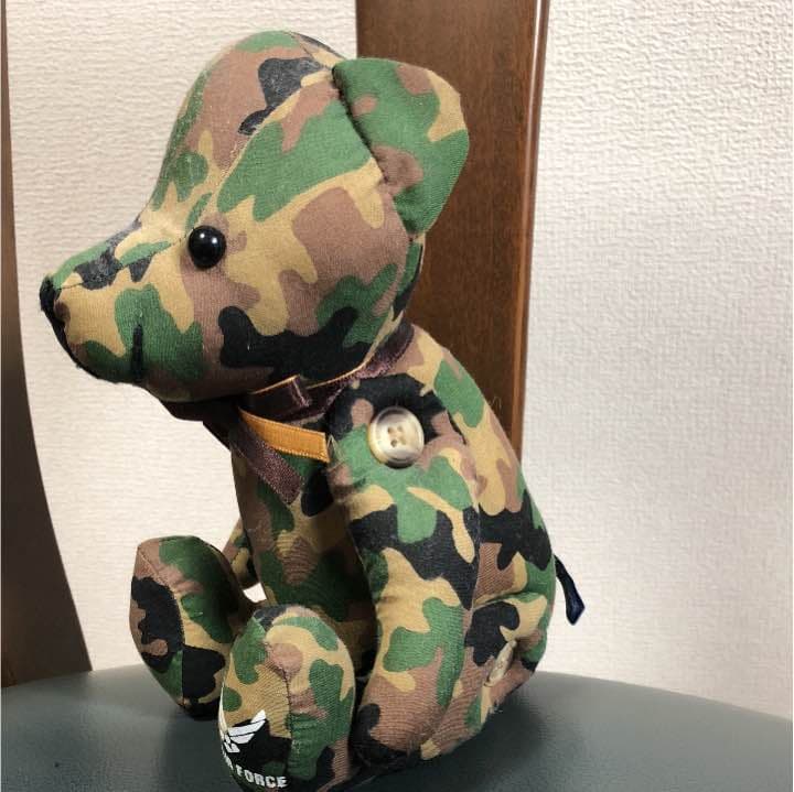迷彩柄テディベア