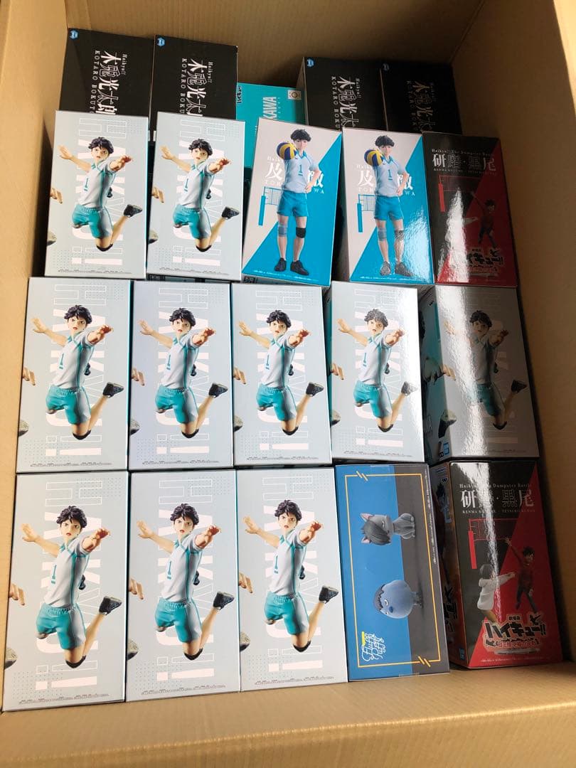 ハイキュー！　フィギュア　まとめ売り　黒尾　研磨　及川　蛍　ポージング　92個