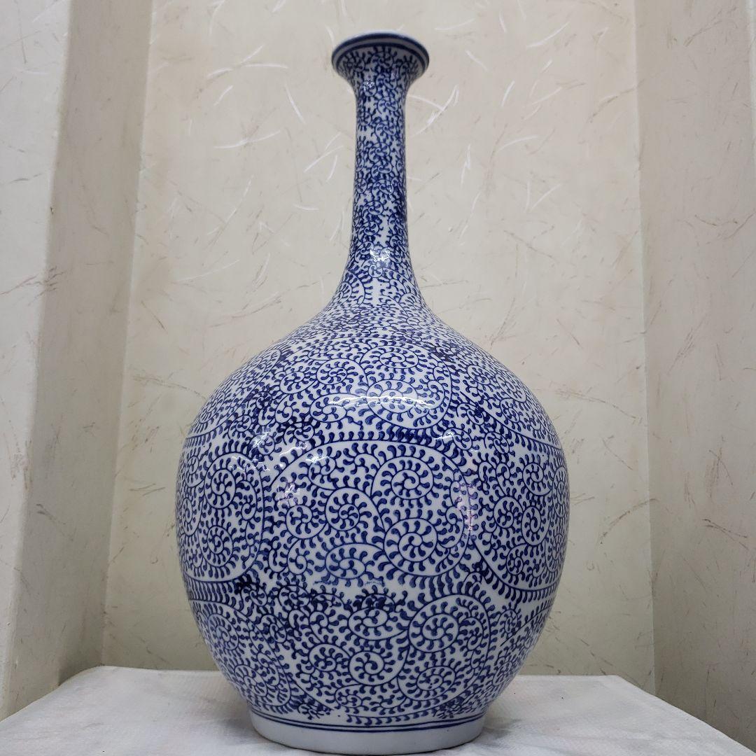 Ｂフライデー蔵出し特価　鶴首陶器花瓶50cm
