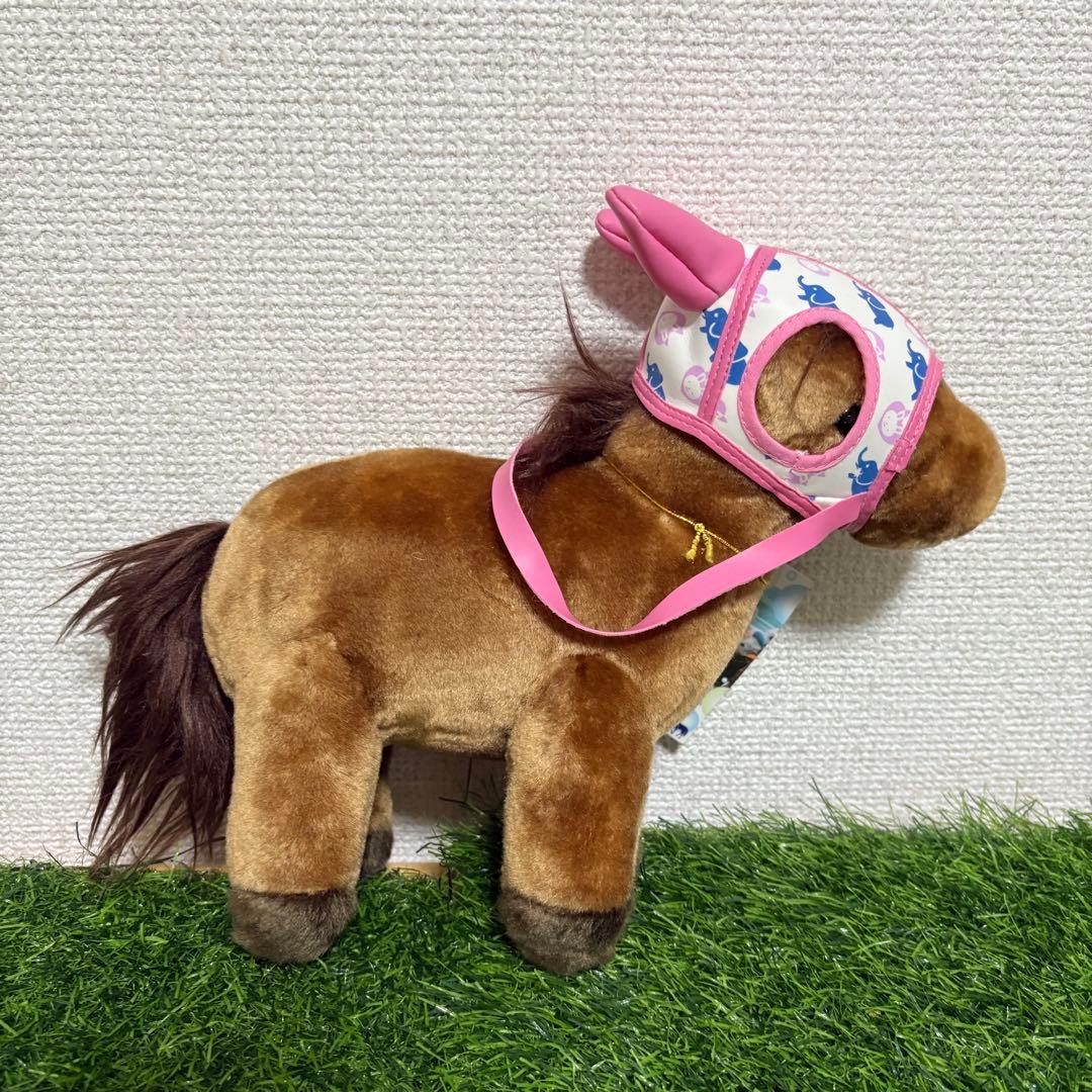 ハルウララ　ゼッケン無し　高知競馬　ぬいぐるみ　応援タグ&単勝タグ付き　非