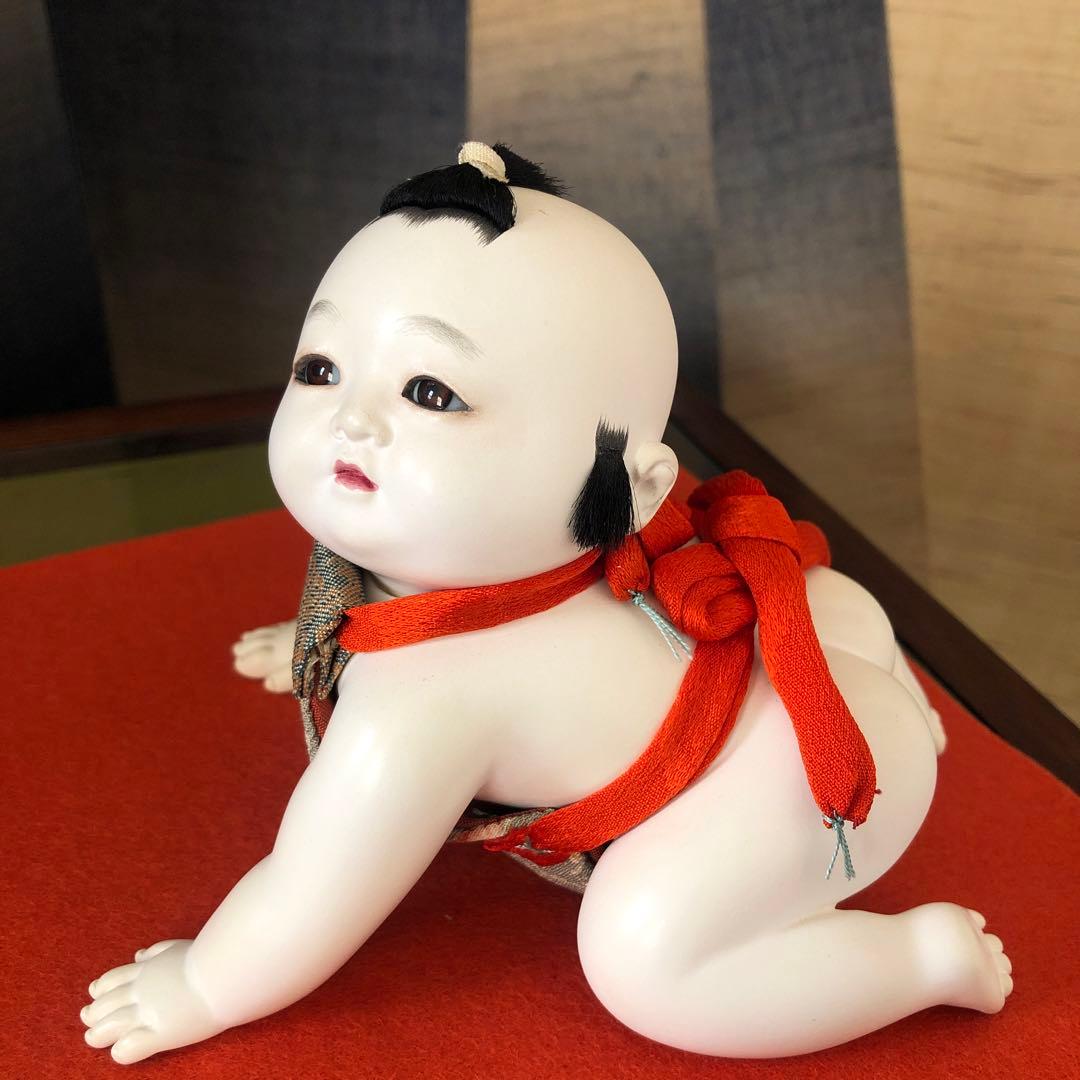 樫村端観作　はいはい人形