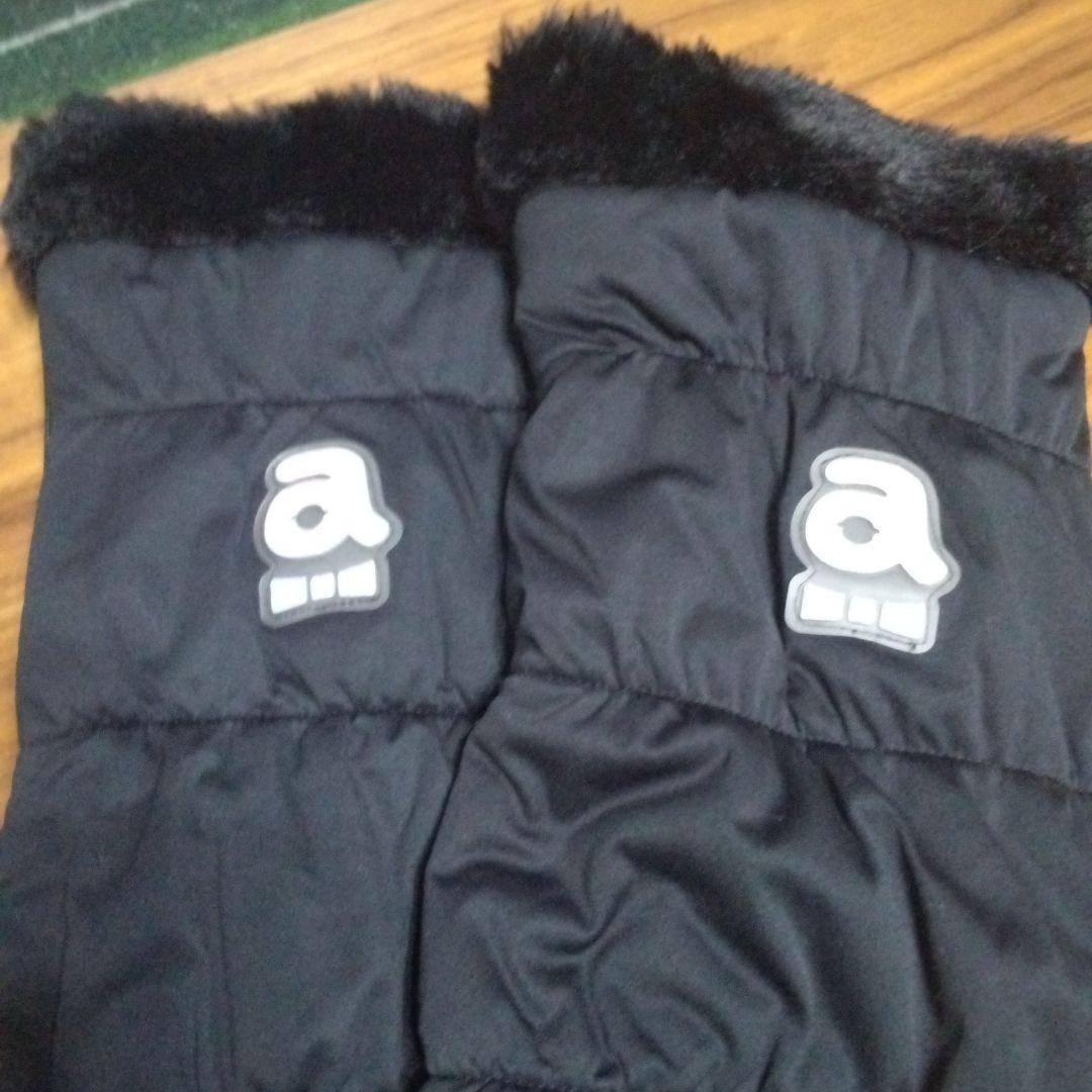 archivio ブラックファー付きレッグウォーマ
