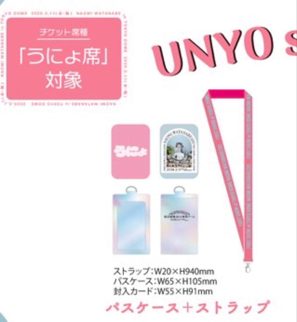 【美品】渡辺直美20東京ドーム うにょ席 限定 非売品 コラボ チケットファイル