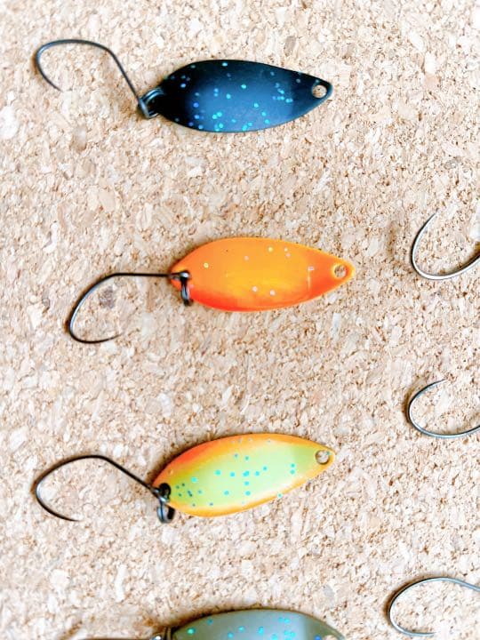 【美品】【値下げ】菅釣り　トラウトスプーンルアーセット26個