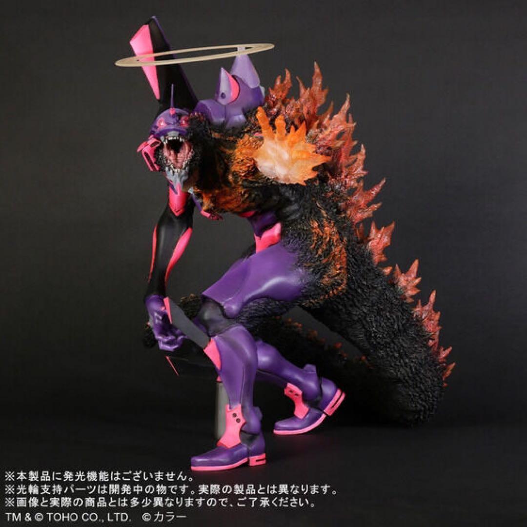 【新品】ゴジラ対エヴァンゲリオン東宝30cm エヴァ初号機 バーニングG覚醒形態