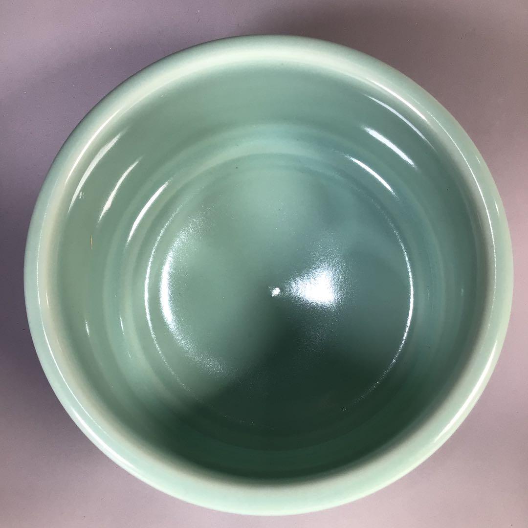 Ｍ１４６　皆具　『平安祥堂造』『飛青磁』『水指　建水　蓋置　杓立』　共箱　茶道具