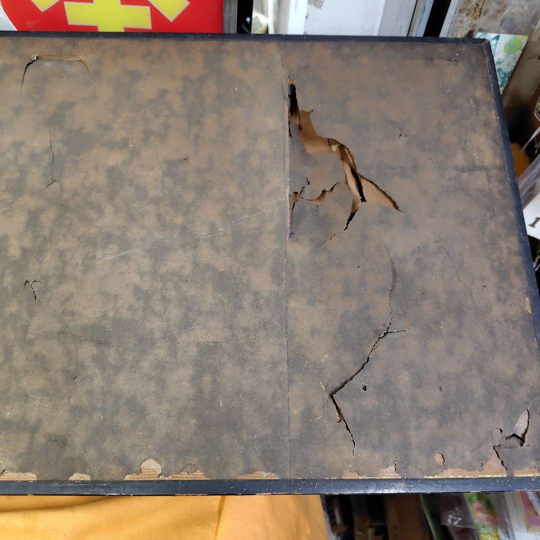 鶴の手描き絵画 黒フレーム付き