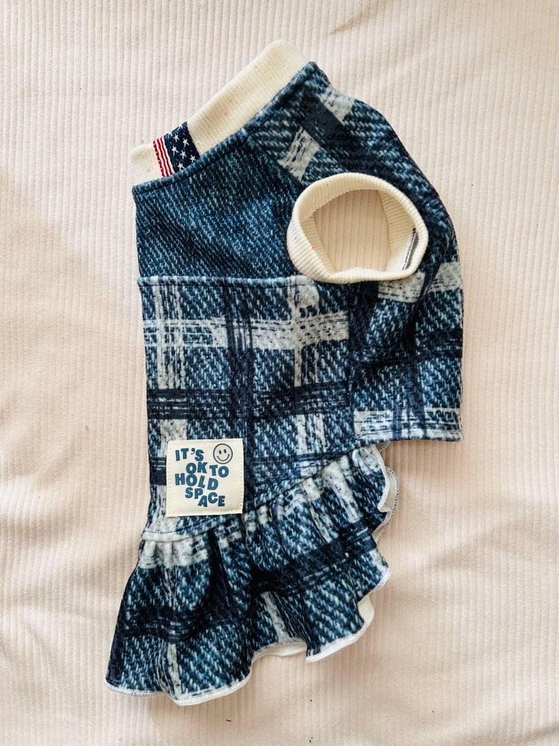 犬服ハンドメイド　タンクトップ(あんず)