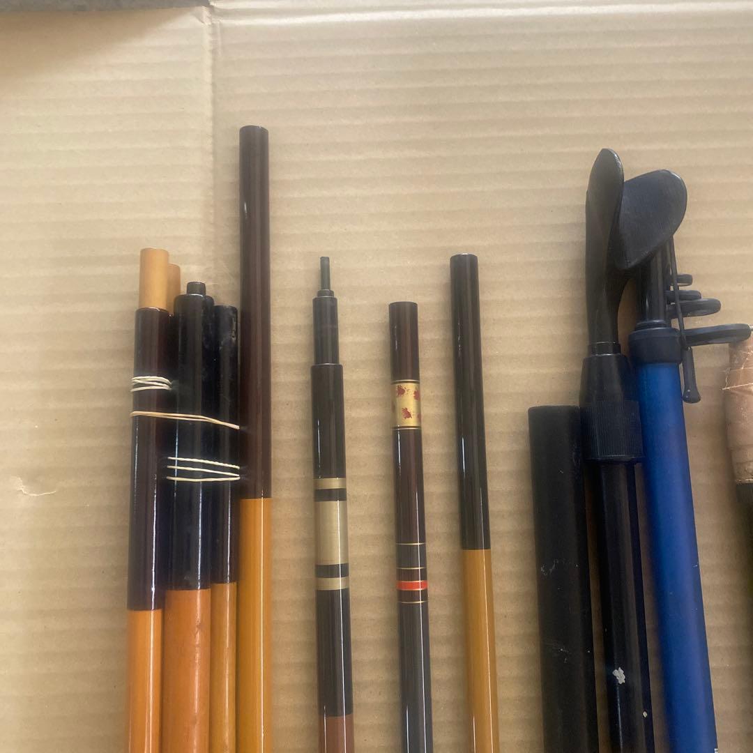 ヘラブナ竿 .竿掛複数本セット