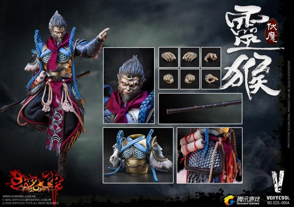 VERYCOOL 霊猿 1/6 DOU ZHAN SHENモンキーキングスタンダ