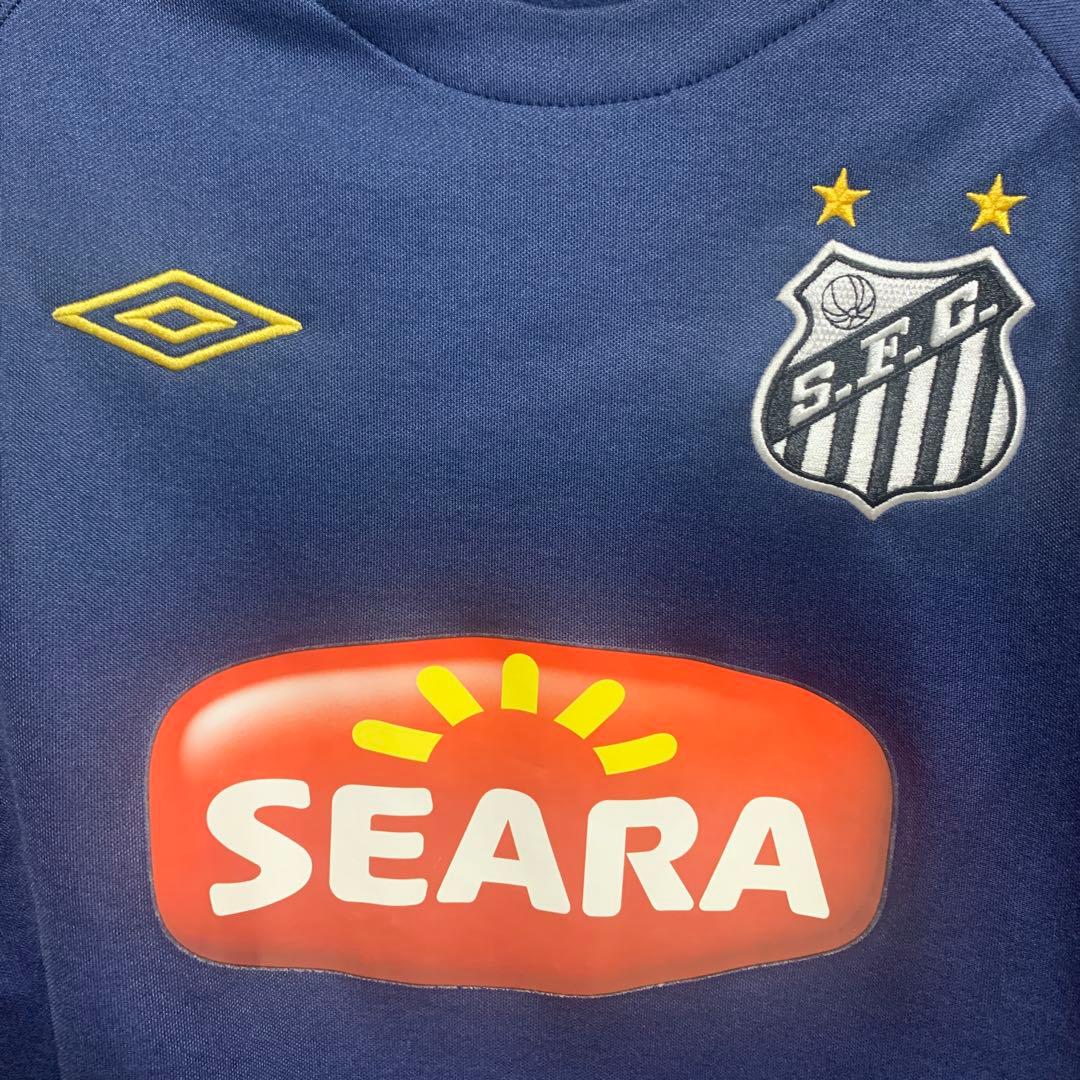 ブラジル　Santos FC Umbro 長袖ジャージ ネイビー　上下セット