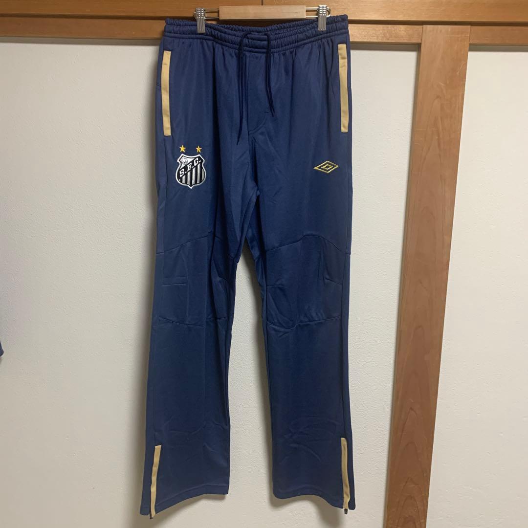 ブラジル　Santos FC Umbro 長袖ジャージ ネイビー　上下セット