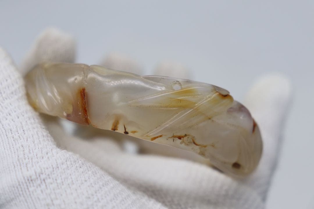 ※メノウ　竹節式ハングル　重さ92g 送料込み1217
