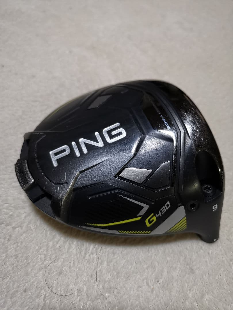 TT PING G430 LST 9° ドライバー ヘッドとカバー