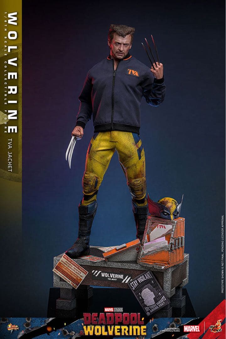 ホットトイズ 1/6 デッドプール＆ウルヴァリン（TVAジャケット版）