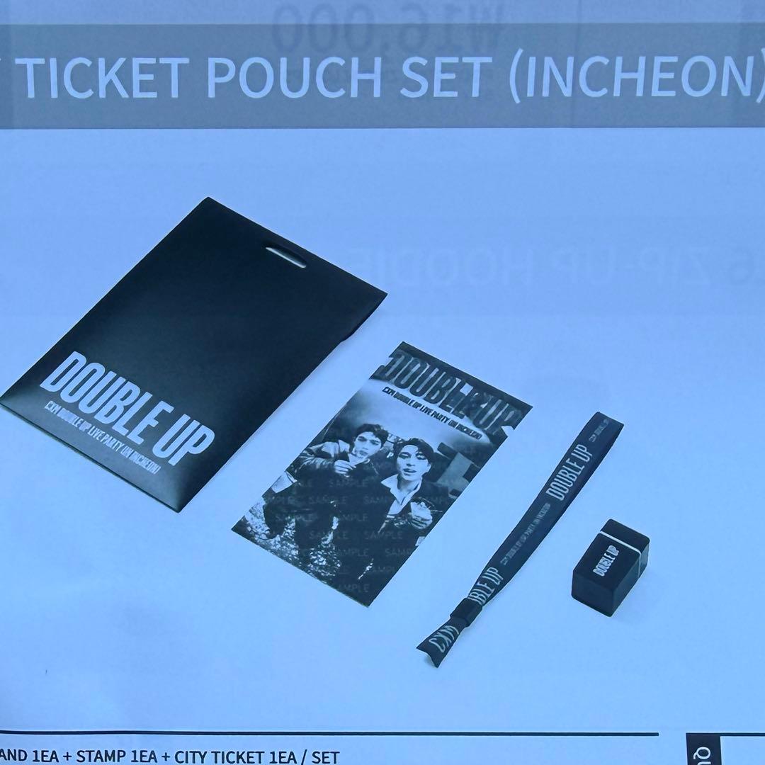 CITY TICKET POUCH SET incheon 仁川 cxm