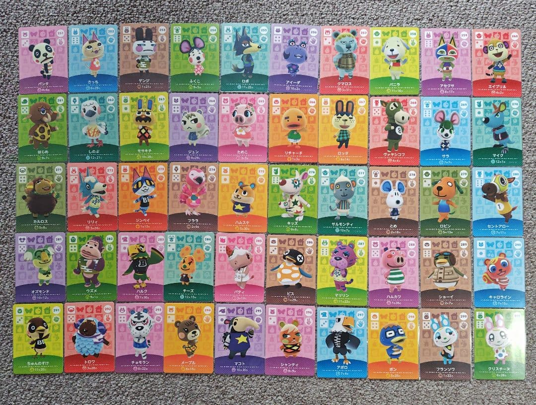 どうぶつの森 amiiboカード 第1〜4弾