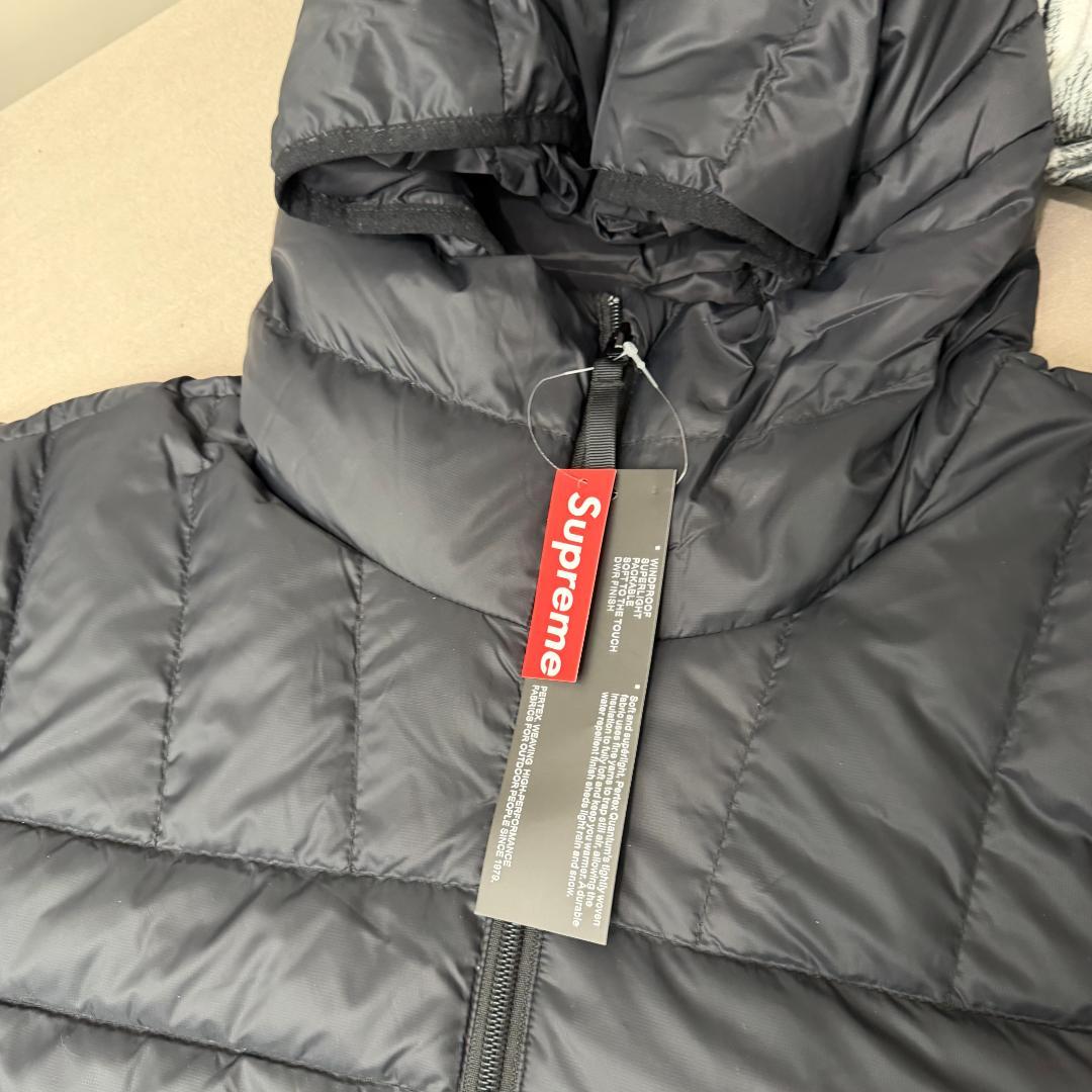 Supreme ブラック ダウンジャケット M