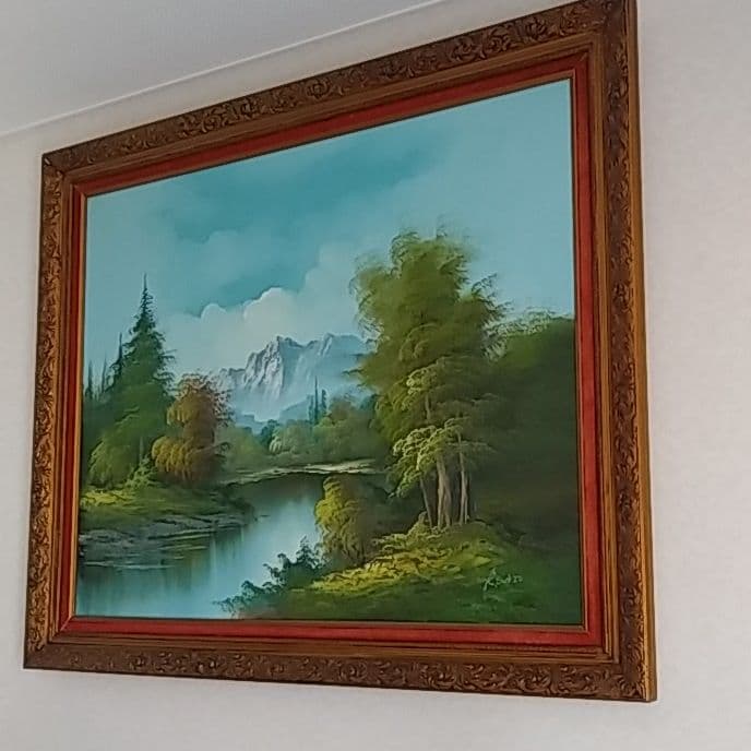 油絵　風景画