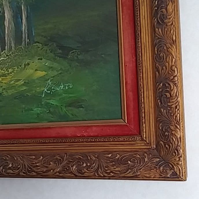 油絵　風景画
