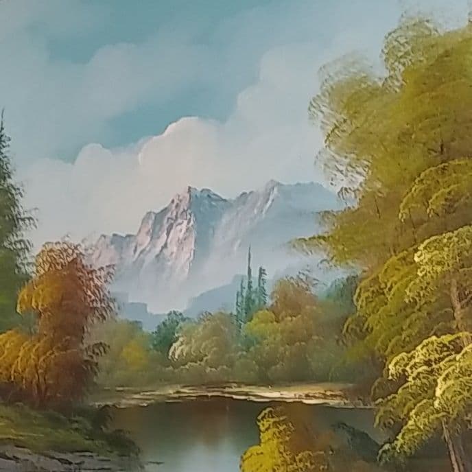 油絵　風景画