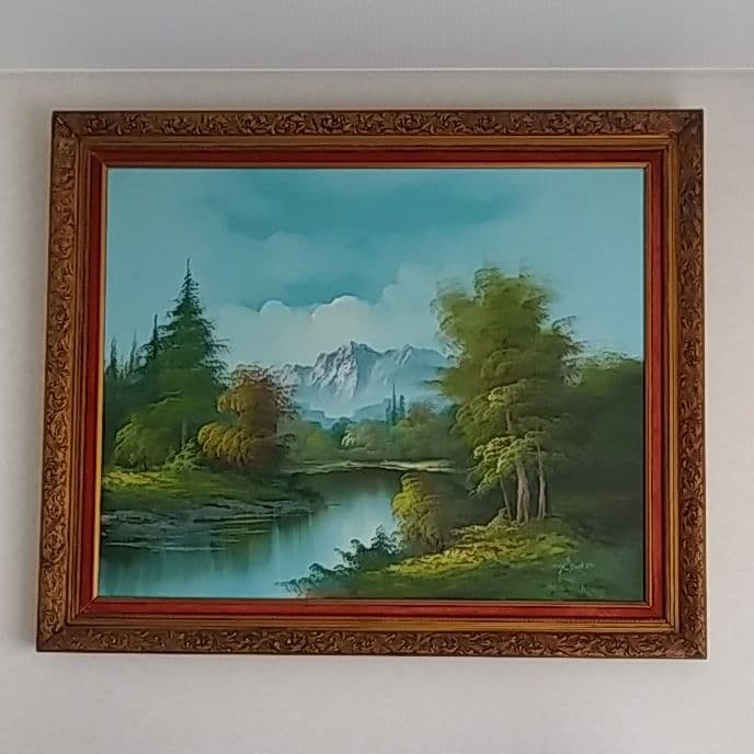 油絵　風景画